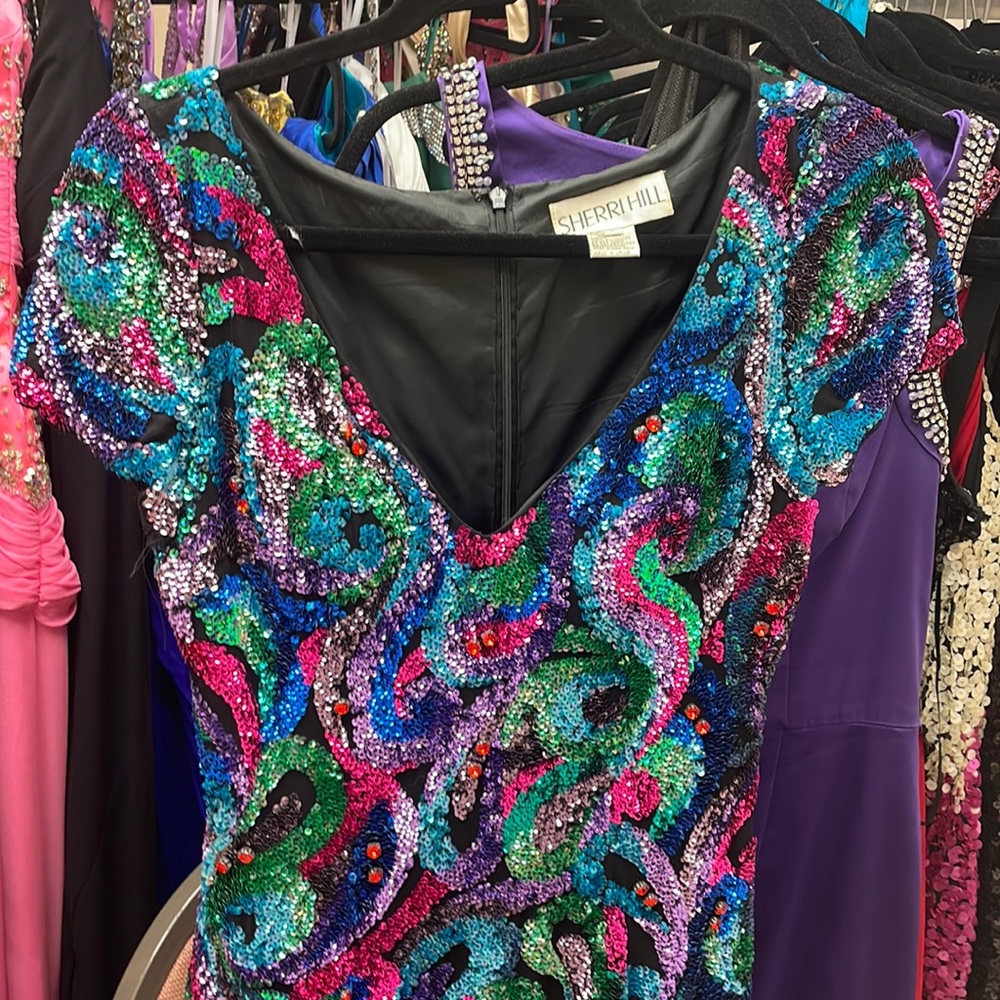 Sherri hill mini dress size 6